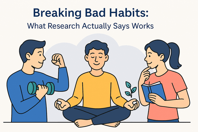 People breaking free from unhealthy habits